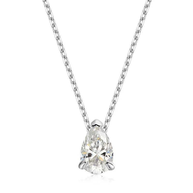 Moissanite Necklace (18k Gold)