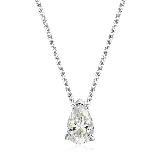 Moissanite Necklace (18k Gold)