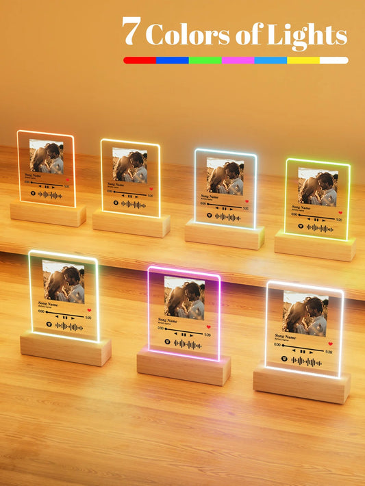Spotify Custom Plaque with LEDs